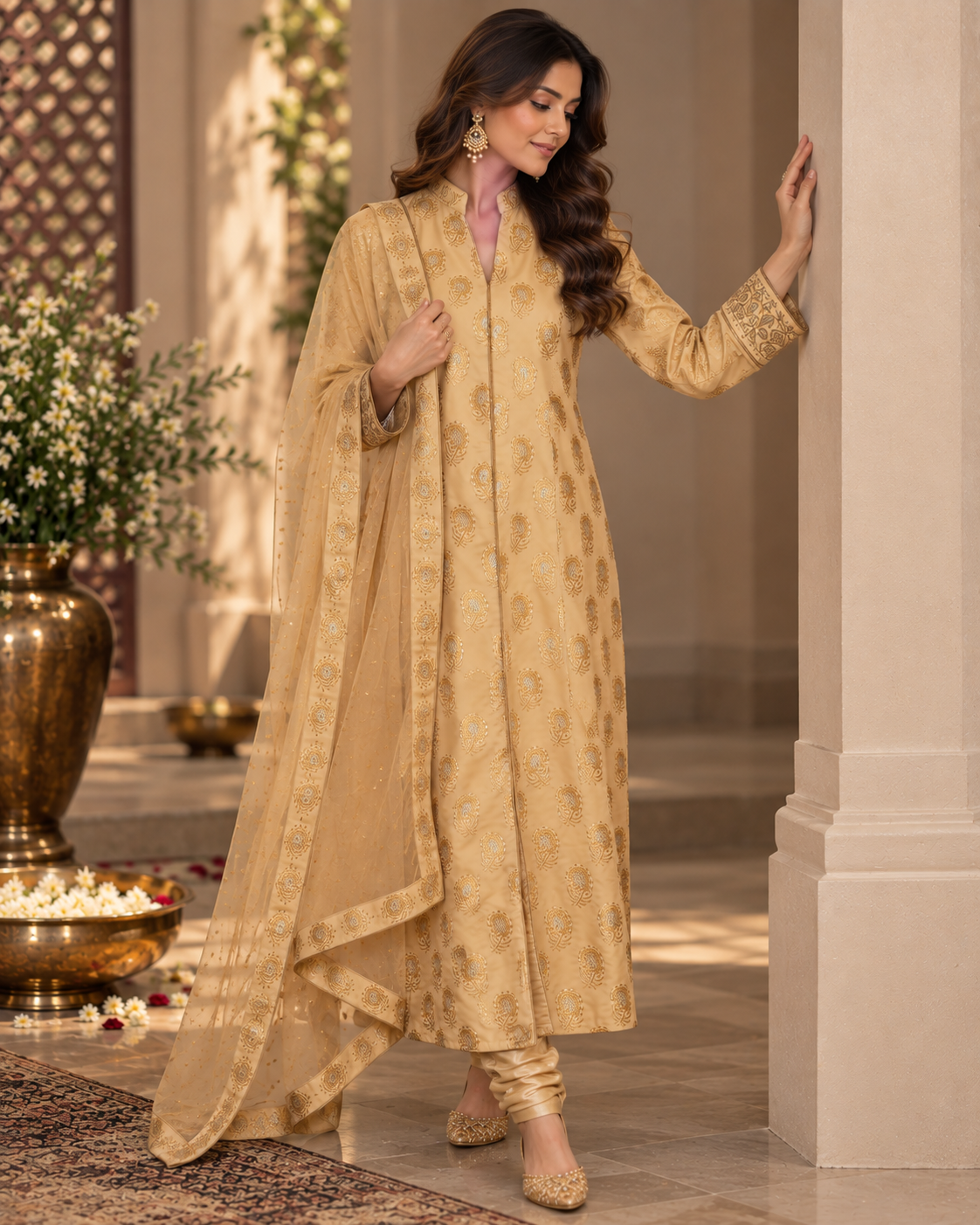 Banarsi Embroidered Suit