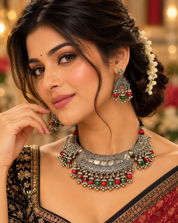 Traditional Rajasthani Silver Jewellery
