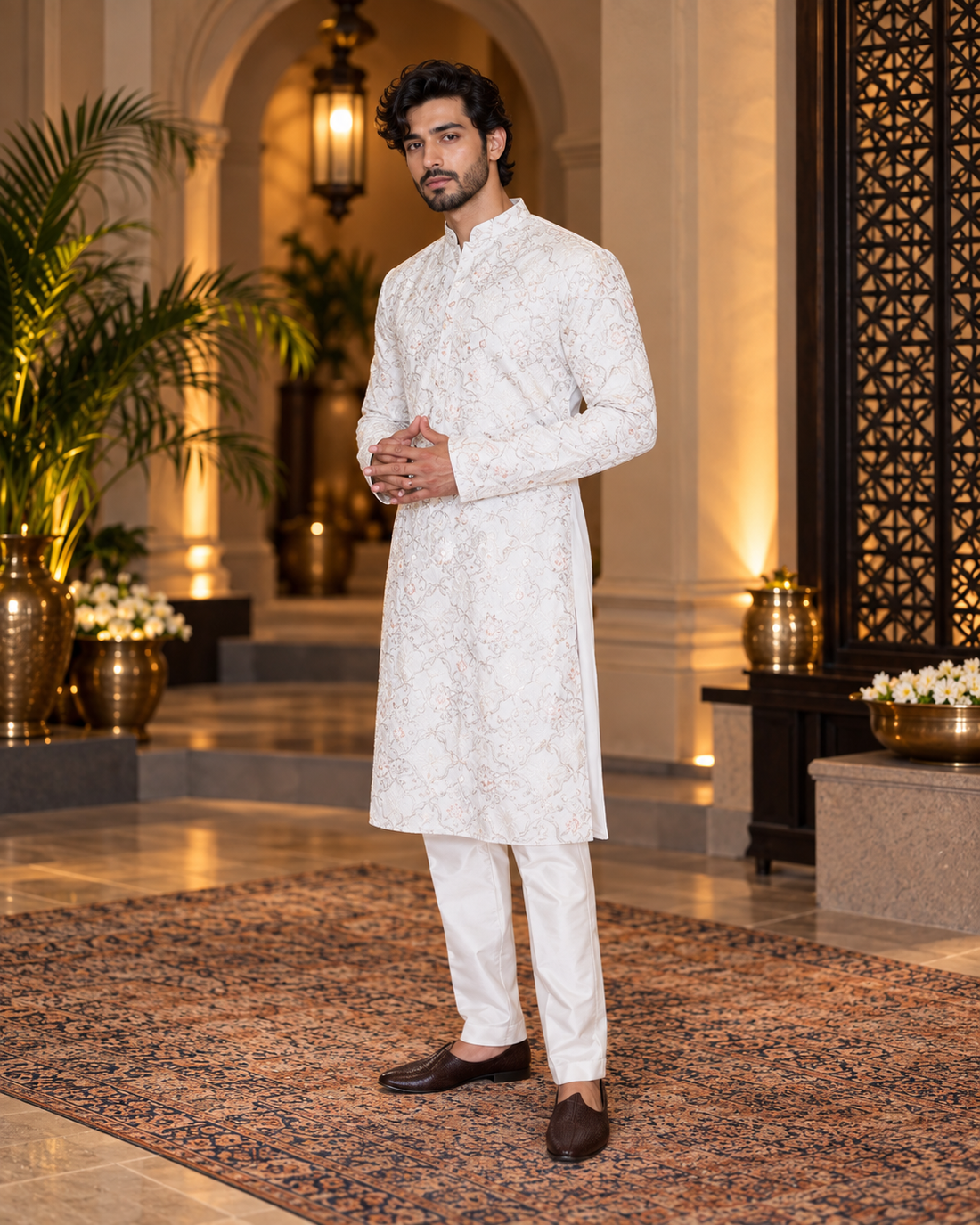 Classic Embroidered Ethnic Set