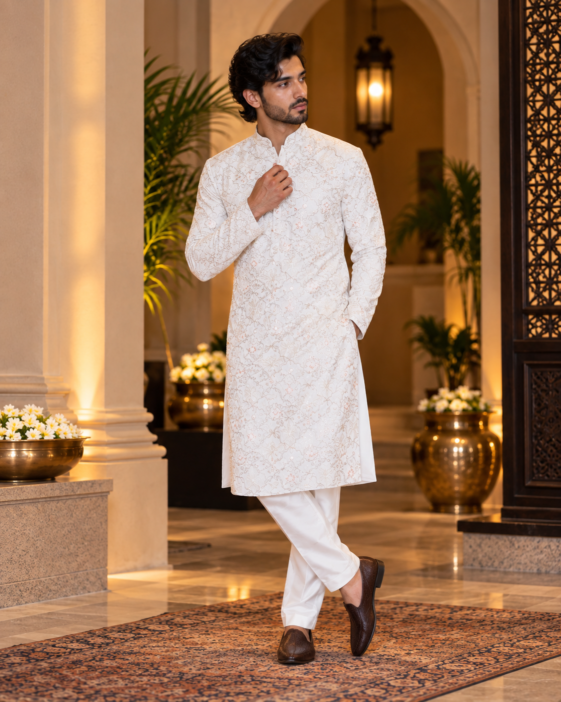 Classic Embroidered Ethnic Set