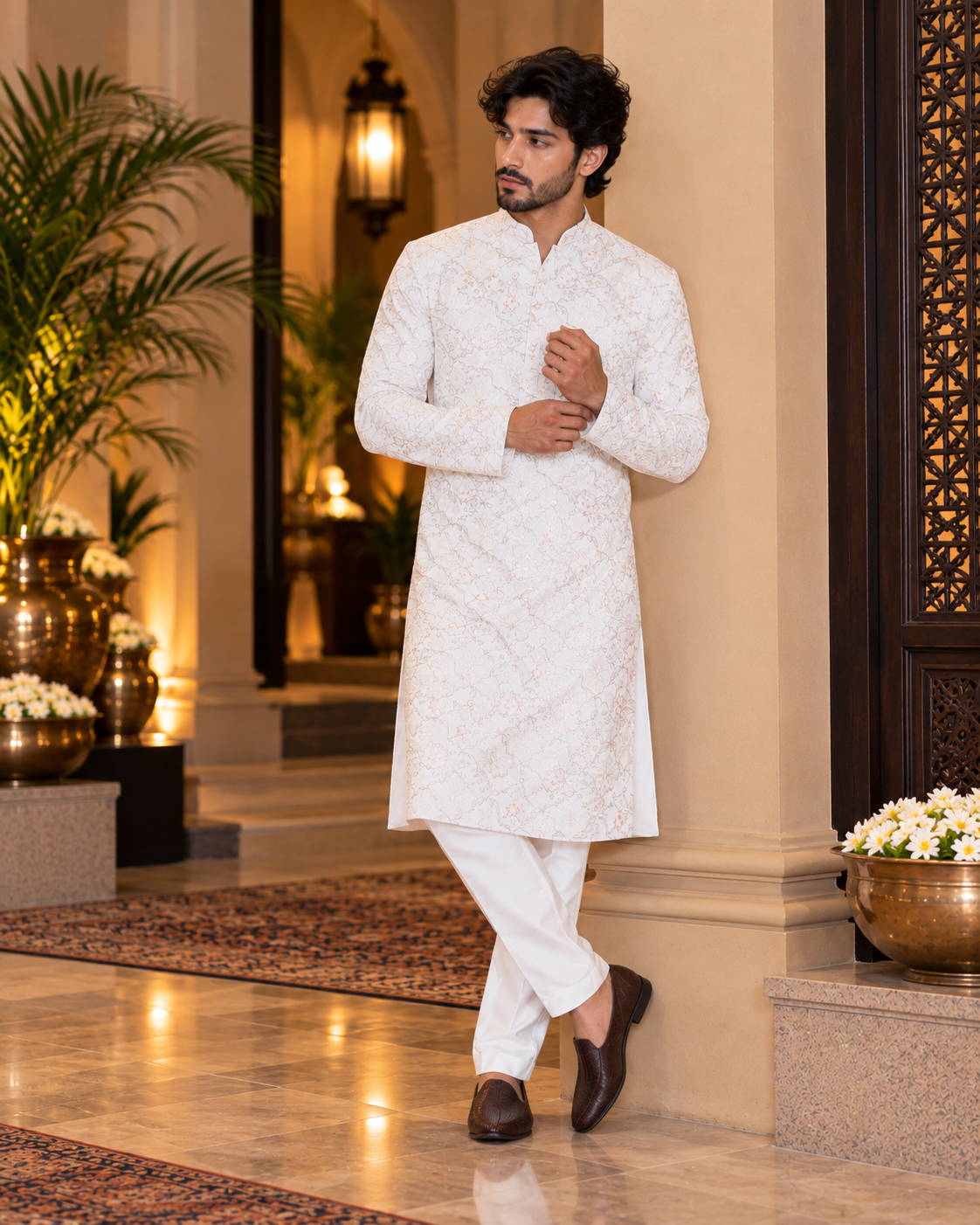 Classic Embroidered Ethnic Set