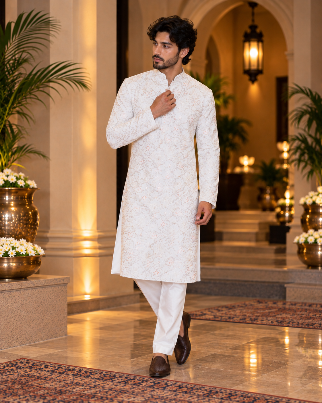 Classic Embroidered Ethnic Set