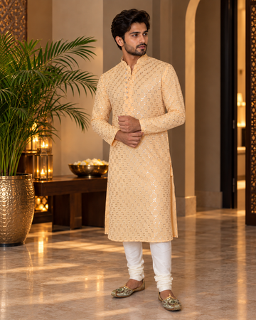 Mirror Embroidery Kurta Set