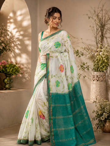 Kanjivaram Printed crepe saree ( 3267---86)
