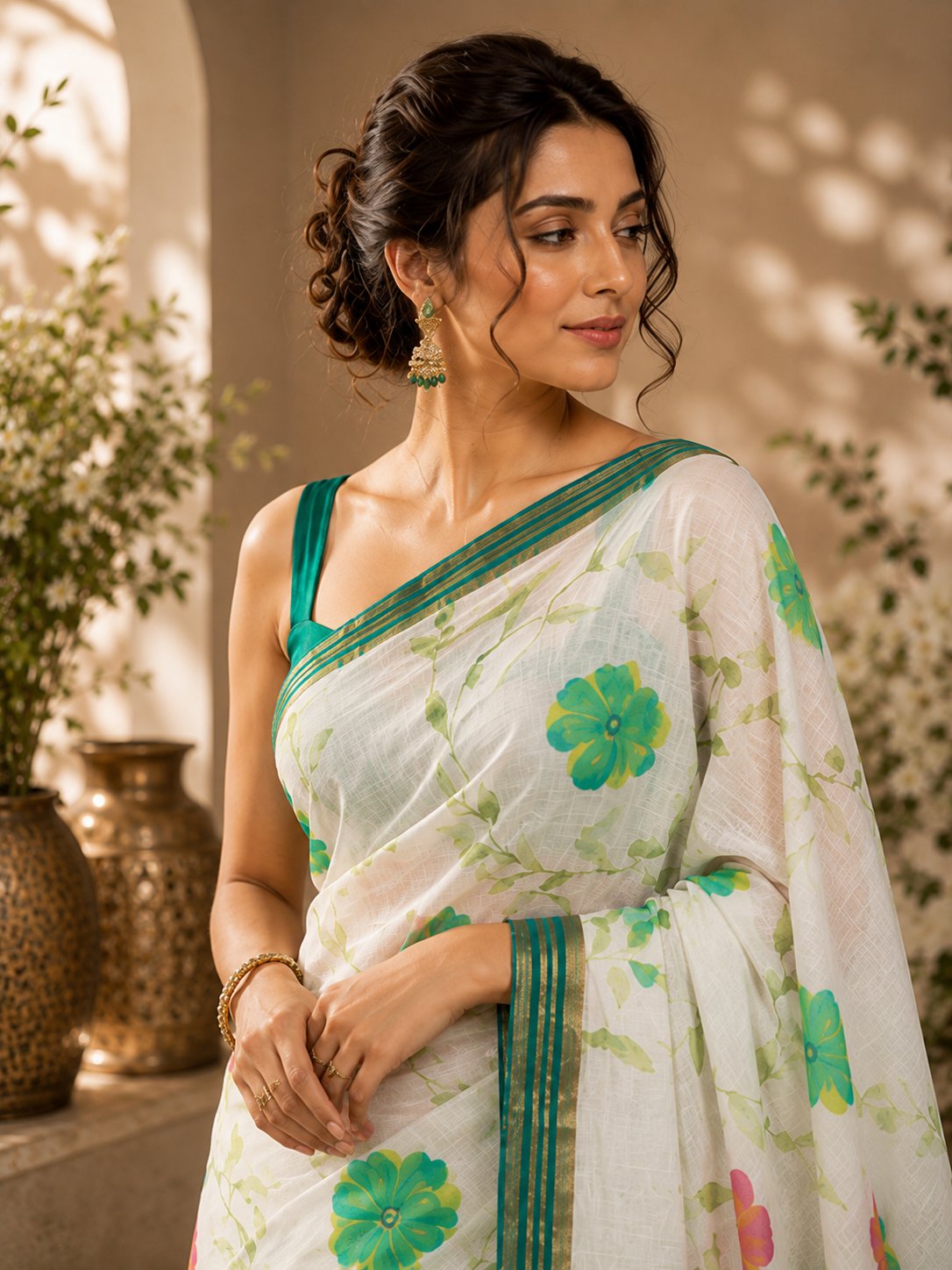 Kanjivaram Printed crepe saree ( 3267---86)