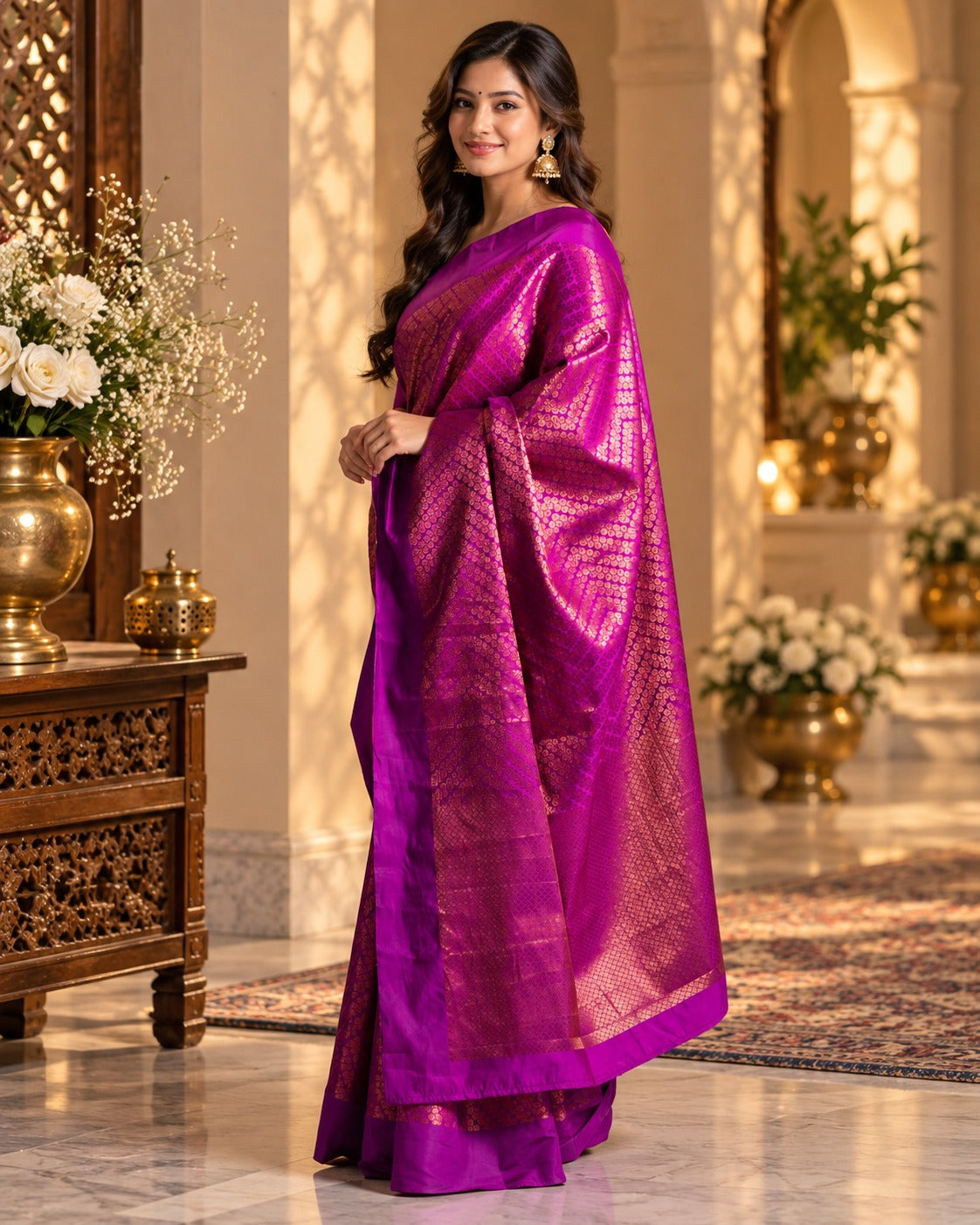 Exquisite Tanchoi Banarsi Saree