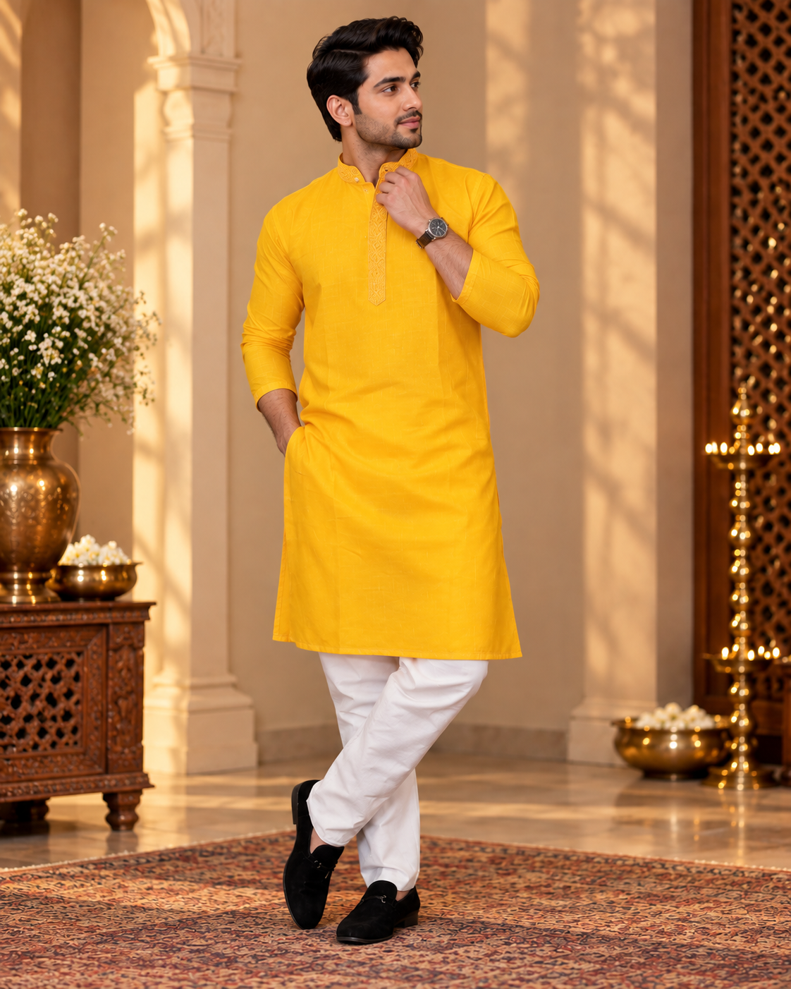 Comfortable Cotton Kurta Pajama for Men