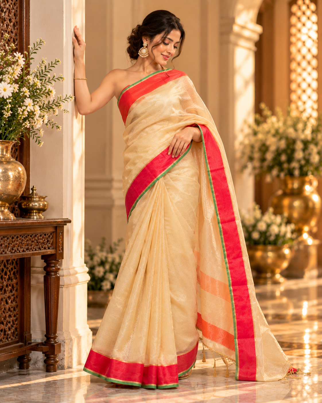 Versatile Cotton Silk Banarsi Saree