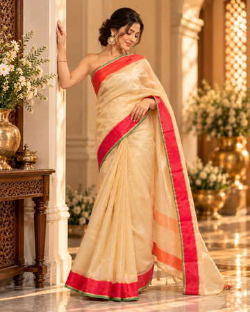 Versatile Cotton Silk Banarsi Saree