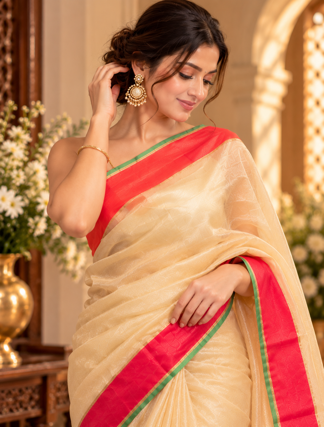 Versatile Cotton Silk Banarsi Saree