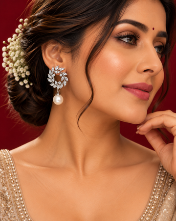 AD Pearl Earings