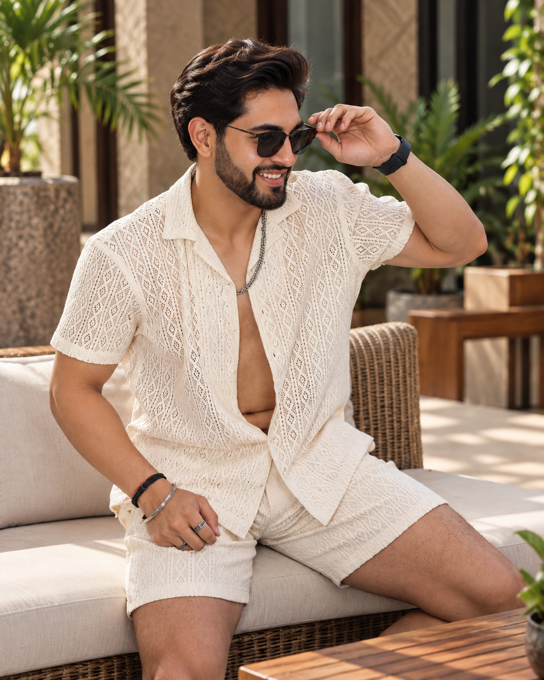 Stylish Crochet Co-ord Set