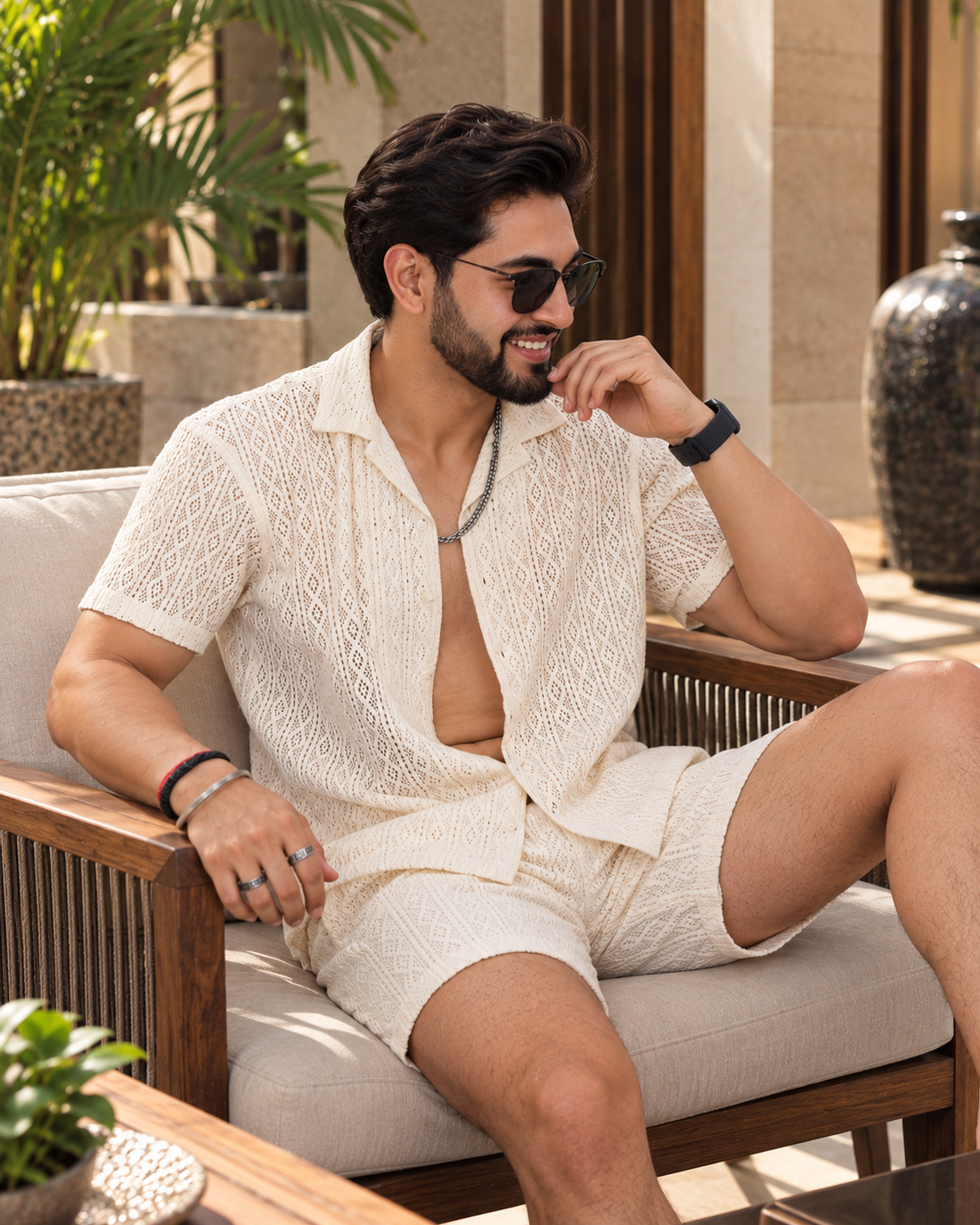 Stylish Crochet Co-ord Set