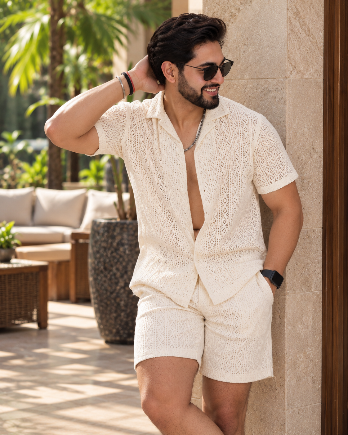 Stylish Crochet Co-ord Set