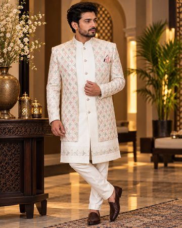 Elegant Embroidered Indo Western